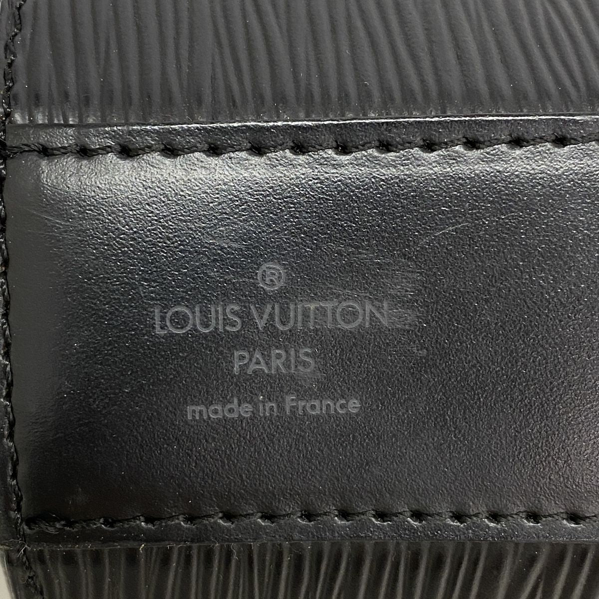 Louis Vuitton Shoulder Bag Epi Sac Saw Noir — view 5