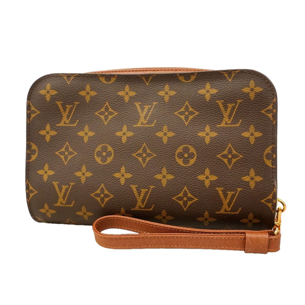 Louis Vuitton Clutch Monogram Orsay Brown