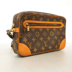 Louis Vuitton Clutch Monogram Marly Dragonne GM Brown — view 2