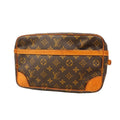 Louis Vuitton Clutch Monogram Compiegne 28 Brown