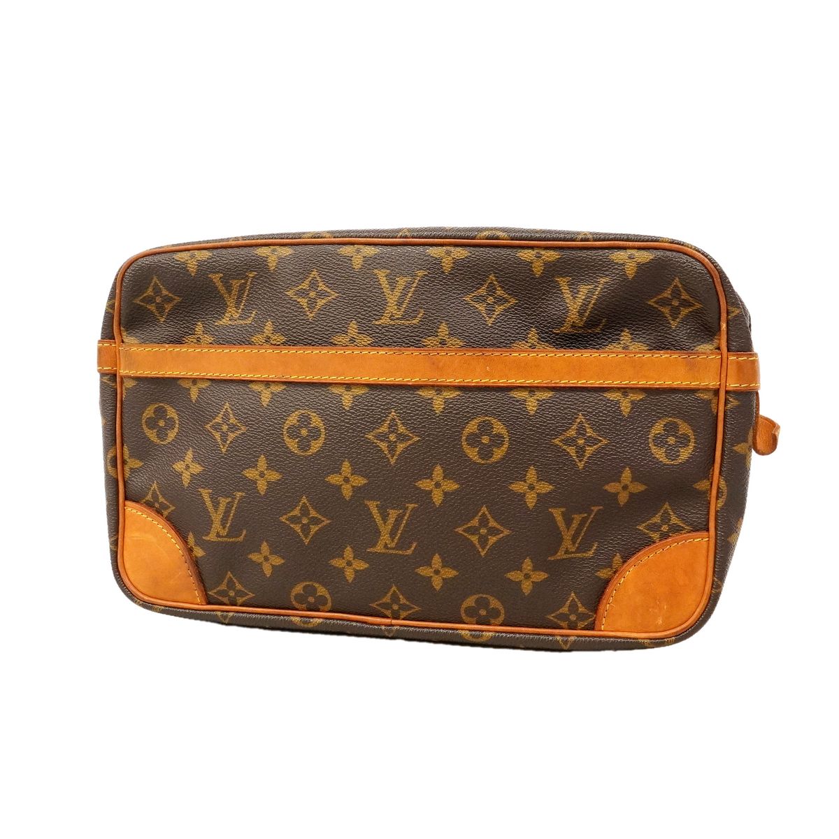 Louis Vuitton Clutch Monogram Compiegne 28 Brown