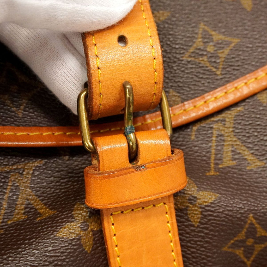Louis Vuitton Shoulder Bag Monogram Saumur 35 Brown — view 7