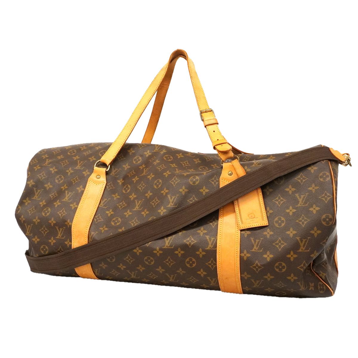 Louis Vuitton Boston Bag Monogram Sac Polochon Brown