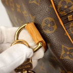 Louis Vuitton Boston Bag Monogram Sac Polochon Brown — view 8