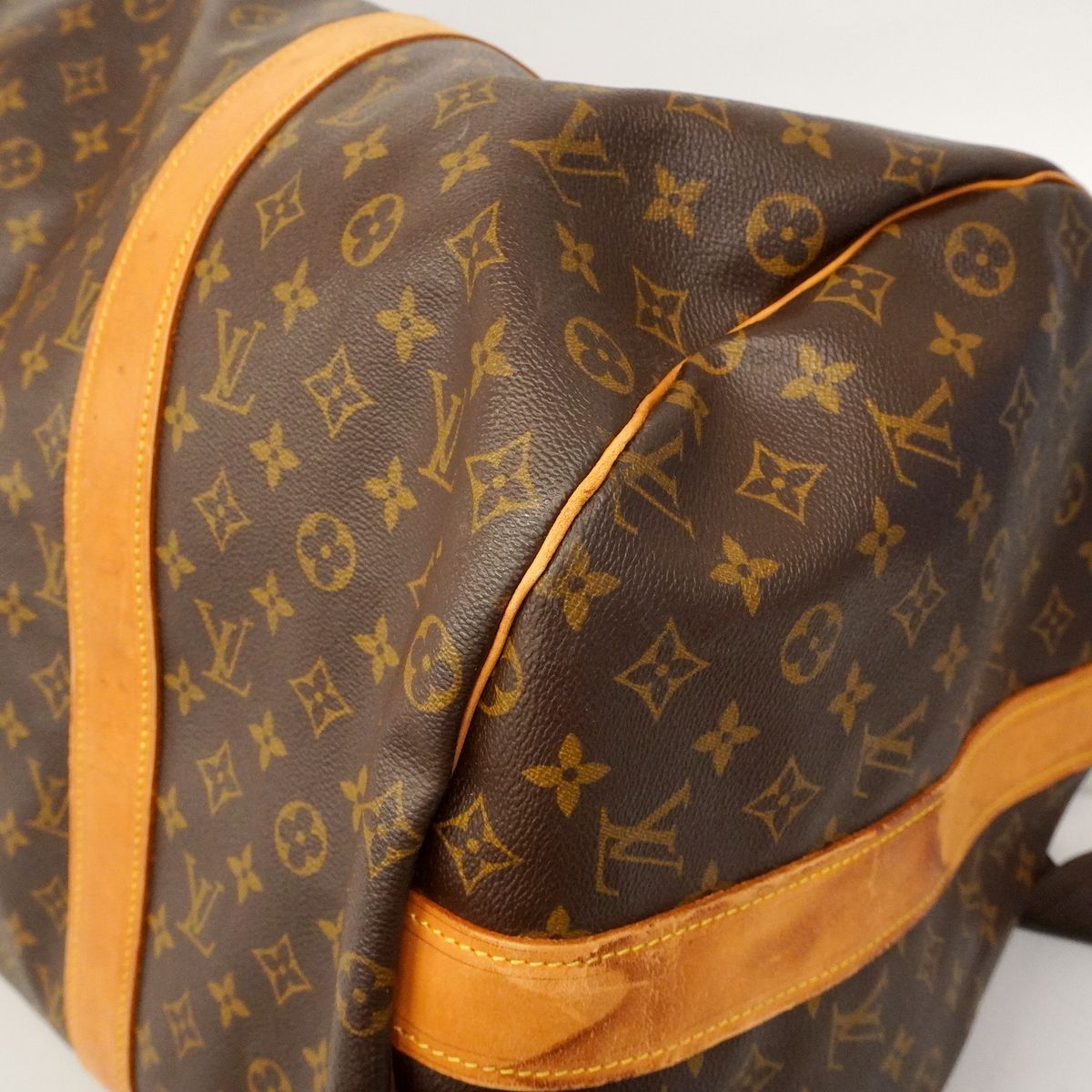 Louis Vuitton Boston Bag Monogram Sac Polochon Brown — view 6