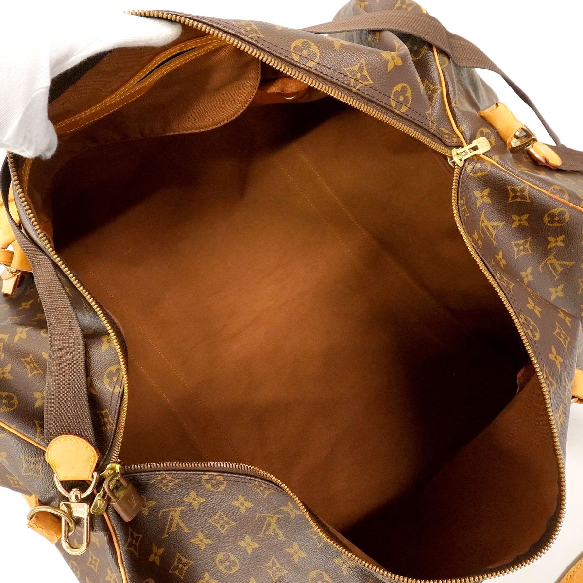 Louis Vuitton Boston Bag Monogram Sac Polochon Brown — view 4