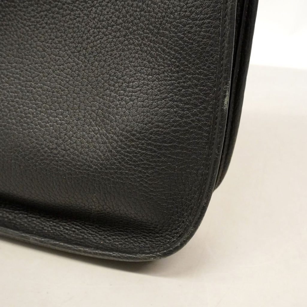 Hermes Shoulder Bag Evelyne Ardennes Black Gold — view 8