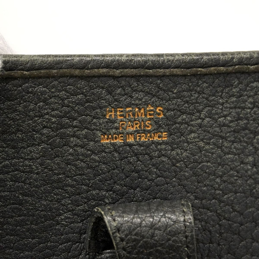 Hermes Shoulder Bag Evelyne Ardennes Black Gold — view 5