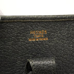 Hermes Shoulder Bag Evelyne Ardennes Black Gold — view 5