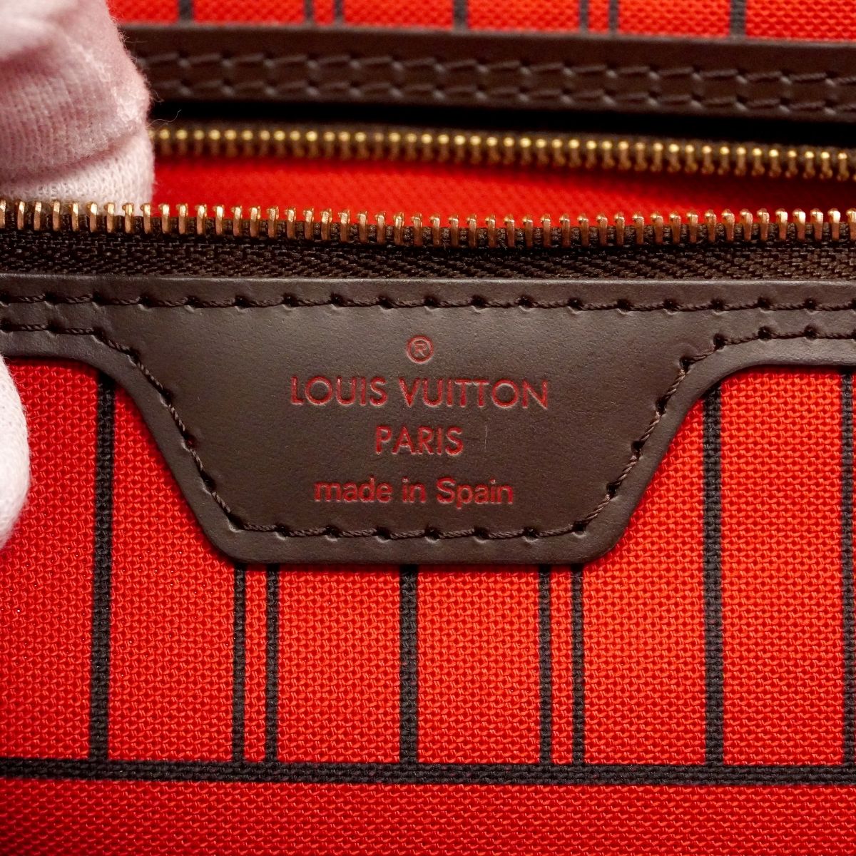 Louis Vuitton Tote Bag Damier Neverfull MM Ebene — view 5