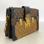 Louis Vuitton Shoulder Bag Monogram Reverse Trunk Clutch Brown Cles Dies — view 2