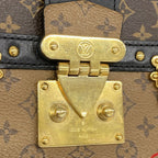 Louis Vuitton Shoulder Bag Monogram Reverse Trunk Clutch Brown Cles Dies — view 6