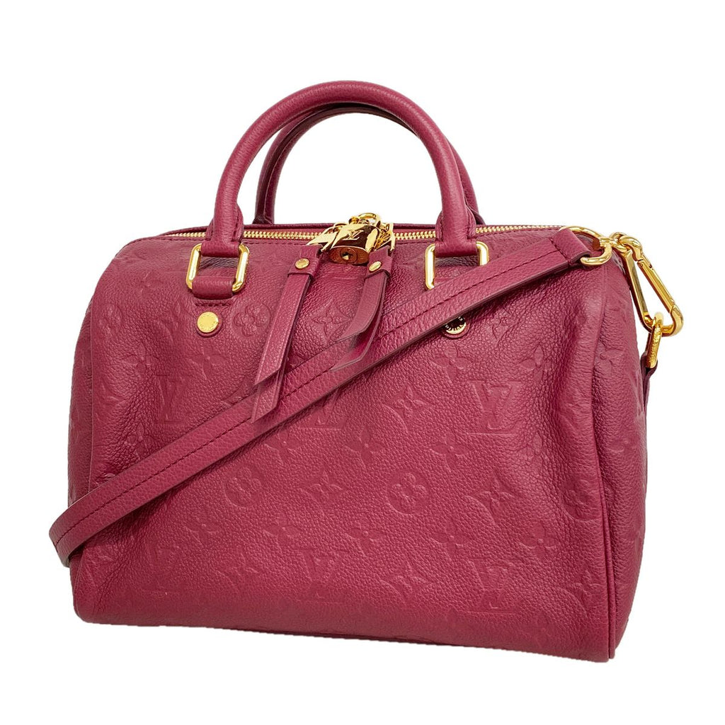 Louis Vuitton Monogram Empreinte Speedy Bandouliere 25 Aurore 2-Way Bag