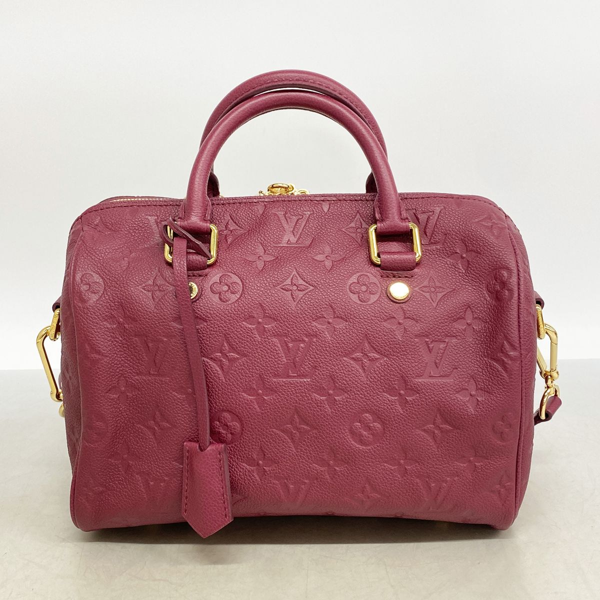 Louis Vuitton Monogram Empreinte Speedy Bandouliere 25 Aurore 2-Way Bag — view 7