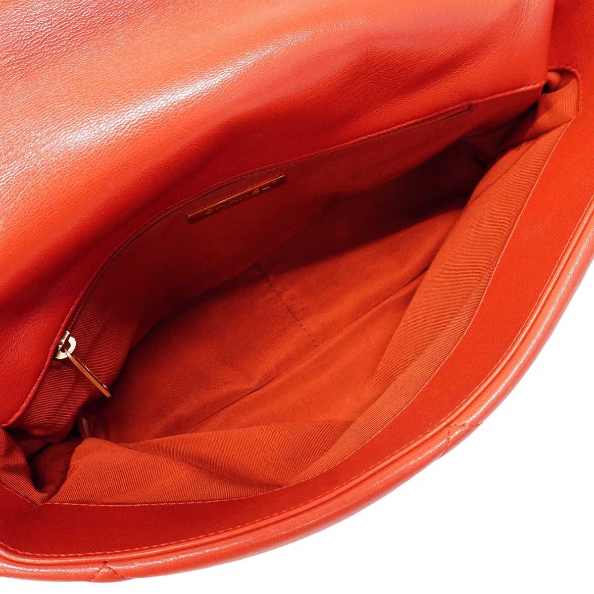 Chanel 19 Leather Red Gold 2-Way Bag — view 4