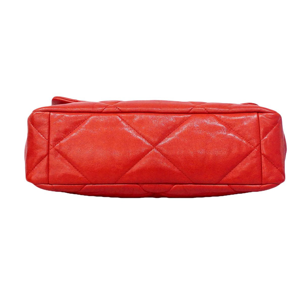 Chanel 19 Leather Red Gold 2-Way Bag — view 3