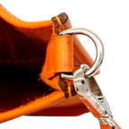 Hermes Shoulder Bag Evelyne TPM Taurillon Clemence Orange Silver — view 6