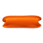 Hermes Shoulder Bag Evelyne TPM Taurillon Clemence Orange Silver — view 3