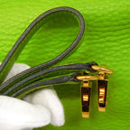 Hermes Bolide 35 Taurillon Clemence Apple Green Gold 2-Way Bag — view 7