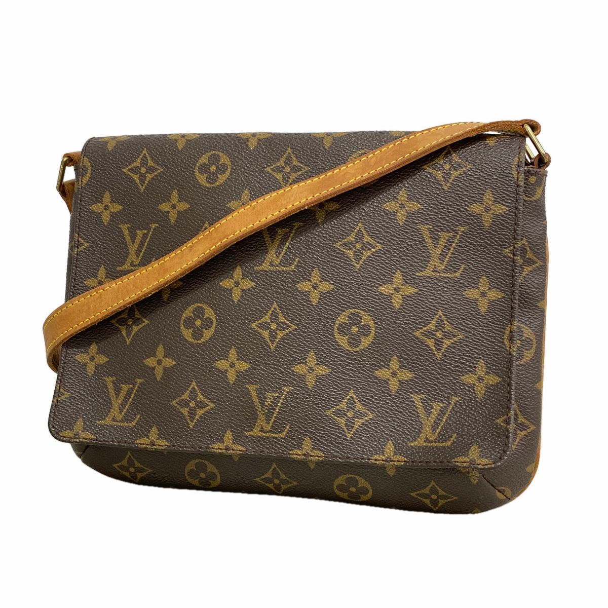 Louis Vuitton Shoulder Bag Monogram Musette Tango Brown