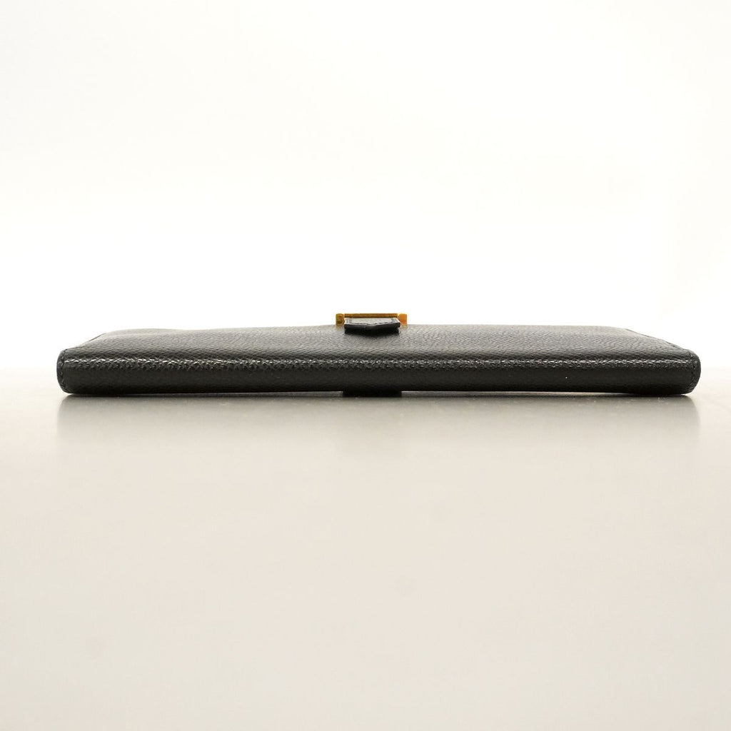 Hermes Wallet Bearn Souffle Veau Epsom Black Gold — view 3