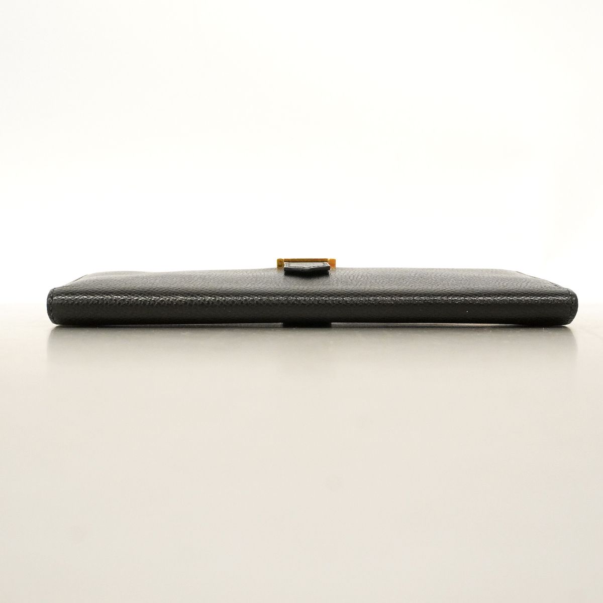 Hermes Wallet Bearn Souffle Veau Epsom Black Gold — view 3