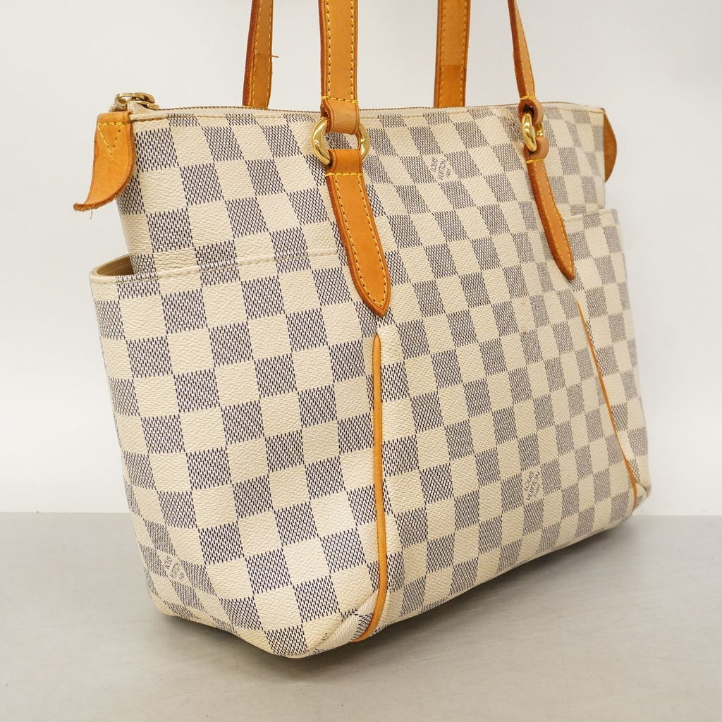 Louis Vuitton Tote Bag Damier Azur Totally PM White — view 2