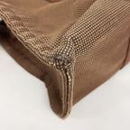 Hermes Tote Bag Her Line PM Nylon Brown Silver — view 6