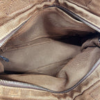 Hermes Tote Bag Her Line PM Nylon Brown Silver — view 4