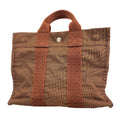 Hermes Tote Bag Her Line PM Nylon Brown Silver