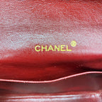 Chanel Shoulder Bag Mini Quilted Lambskin Black Gold — view 5