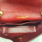 Chanel Shoulder Bag Mini Quilted Lambskin Black Gold — view 4