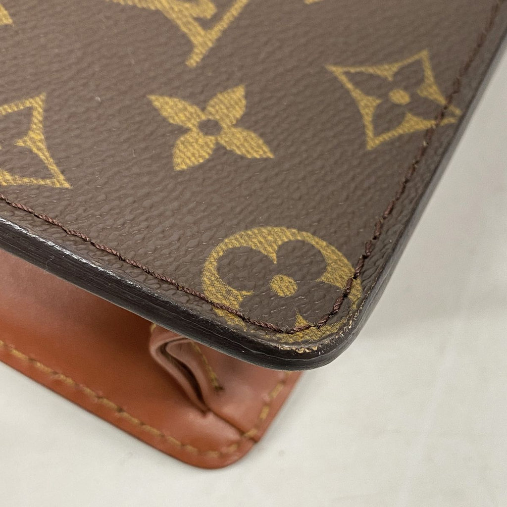 Louis Vuitton Clutch Monogram Pochette Homme Brown — view 6