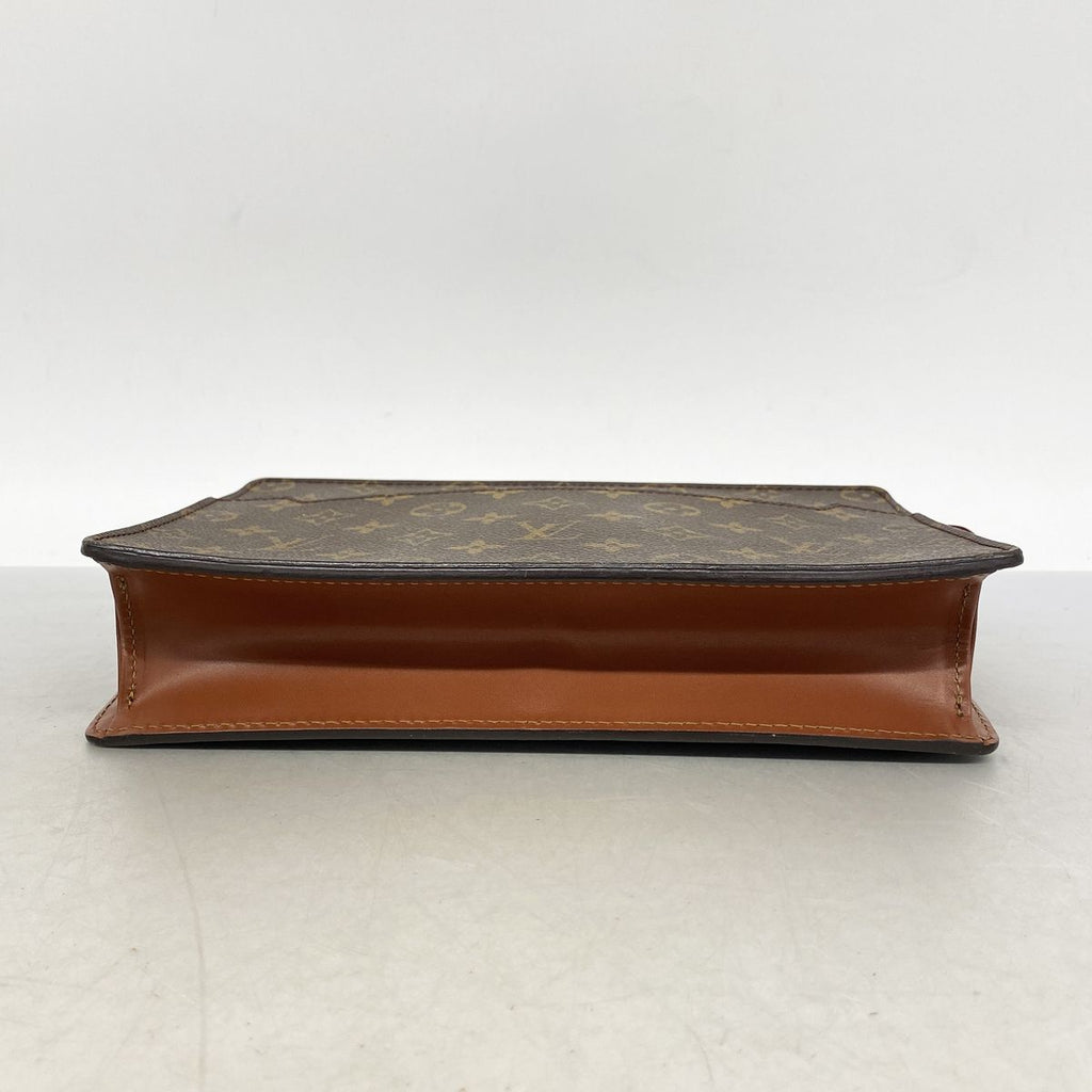 Louis Vuitton Clutch Monogram Pochette Homme Brown — view 3