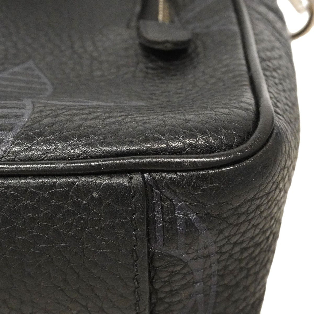Louis Vuitton Monogram Giant Taurillon Shadow Flight Case Noir 2-Way Bag — view 6