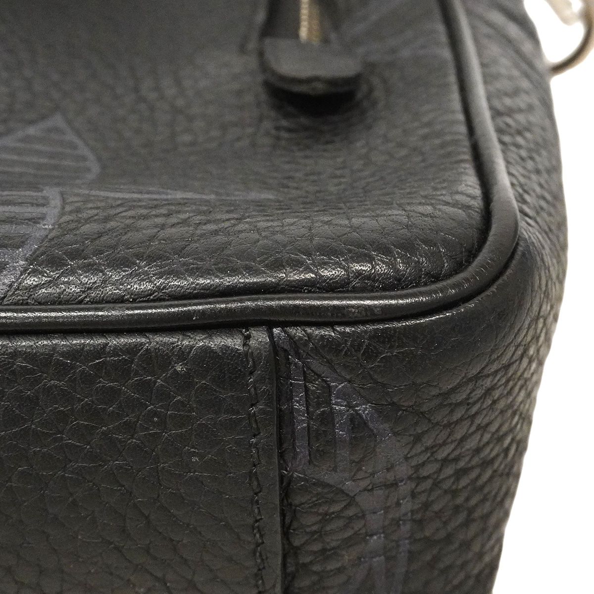Louis Vuitton Monogram Giant Taurillon Shadow Flight Case Noir 2-Way Bag — view 6