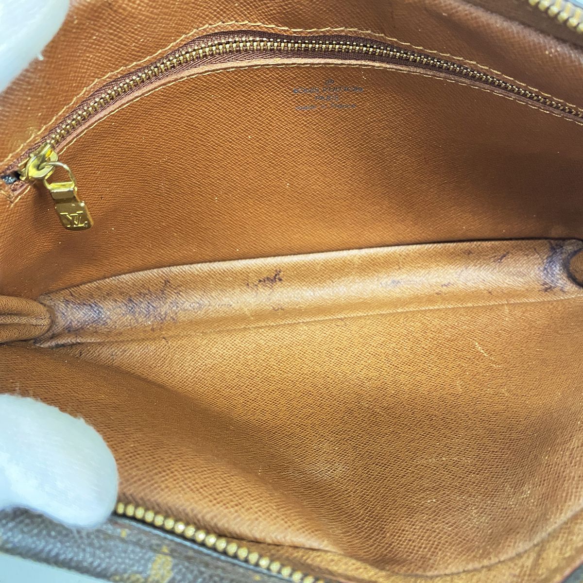 Louis Vuitton Clutch Monogram Marly Dragonne GM Brown — view 4