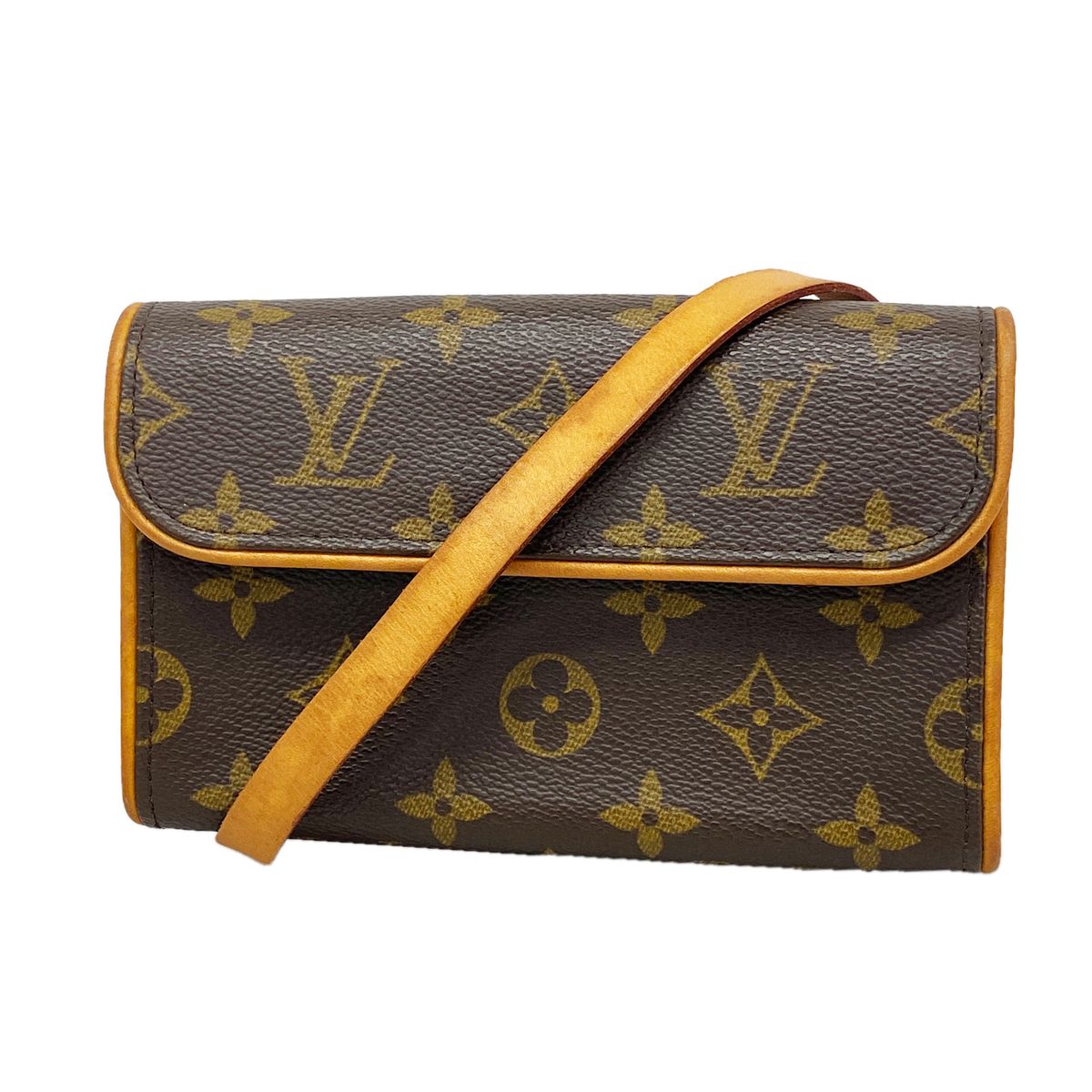 Louis Vuitton Waist Bag Monogram Pochette Florentine Brown