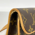 Louis Vuitton Waist Bag Monogram Pochette Florentine Brown — view 7