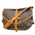 Louis Vuitton Shoulder Bag Monogram Saumur 30 Brown
