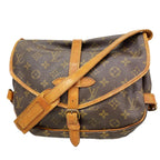 Louis Vuitton Shoulder Bag Monogram Saumur 30 Brown