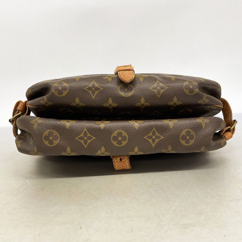 Louis Vuitton Shoulder Bag Monogram Saumur 30 Brown — view 3
