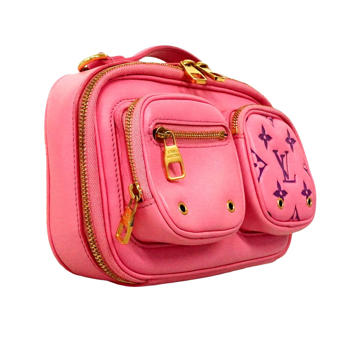 Louis Vuitton Belt Bag Monogram Embossed Utility Crossbody Rose 2-Way Vitamins — view 2