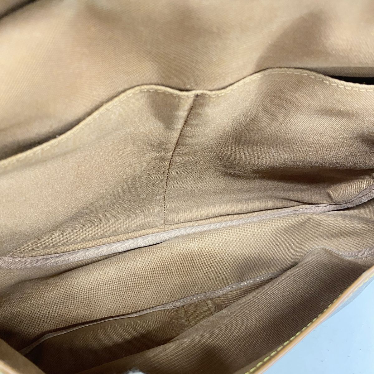 Louis Vuitton Shoulder Bag Monogram Saumur 35 Brown — view 4