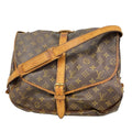 Louis Vuitton Shoulder Bag Monogram Saumur 35 Brown