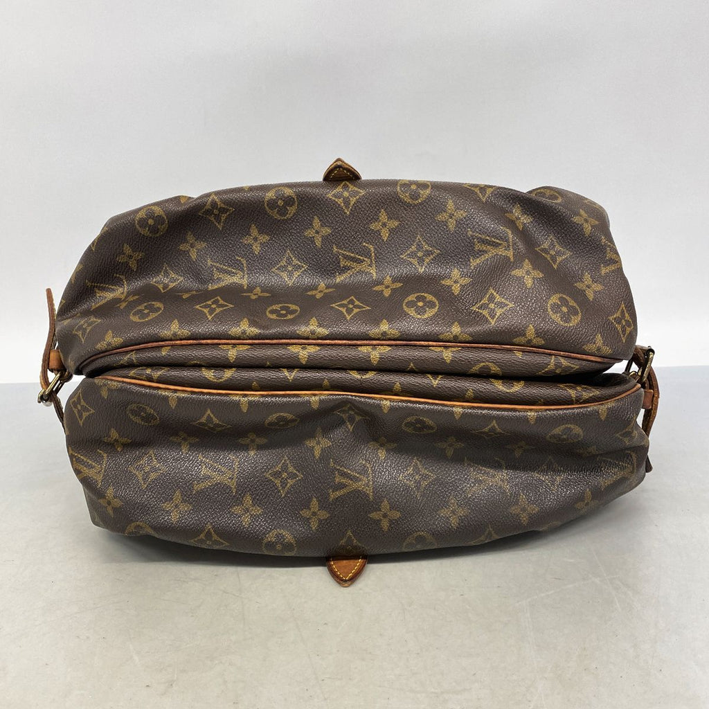 Louis Vuitton Shoulder Bag Monogram Saumur 35 Brown — view 3