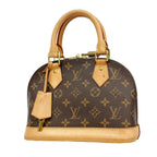 Louis Vuitton Monogram Alma BB Brown Handbag
