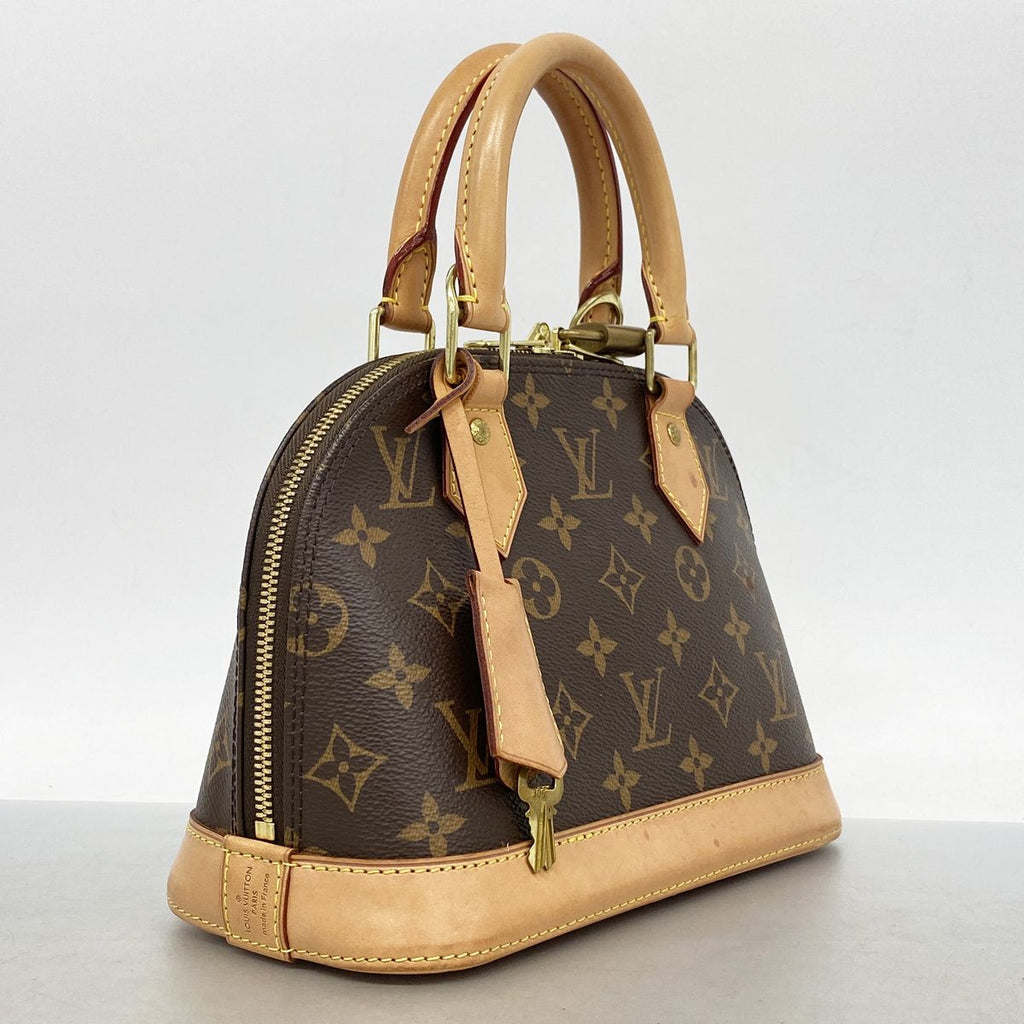 Louis Vuitton Monogram Alma BB Brown Handbag — view 2