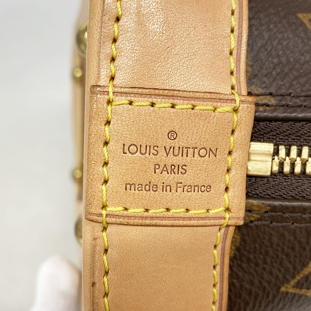 Louis Vuitton Monogram Alma BB Brown Handbag — view 5