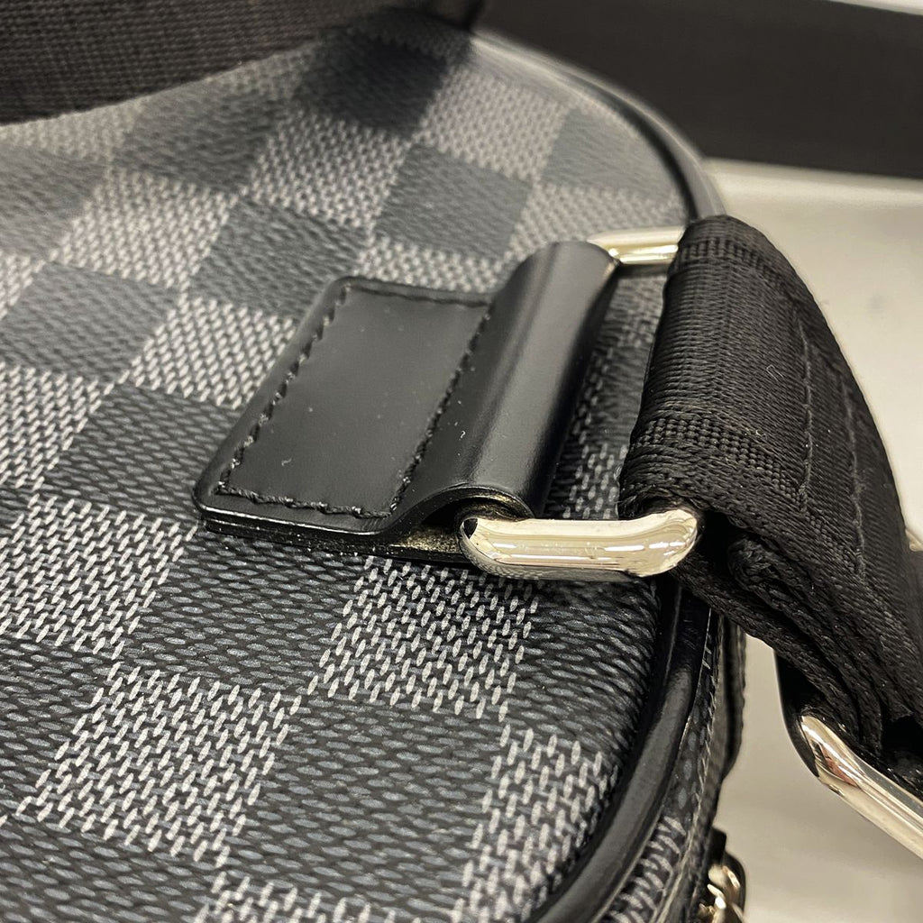 Louis Vuitton Belt Bag Damier Graphite Ambler Black — view 7